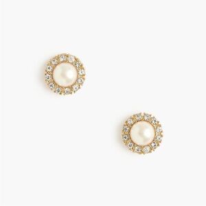NWT J. Crew Factory Pearl-effect stud earrings